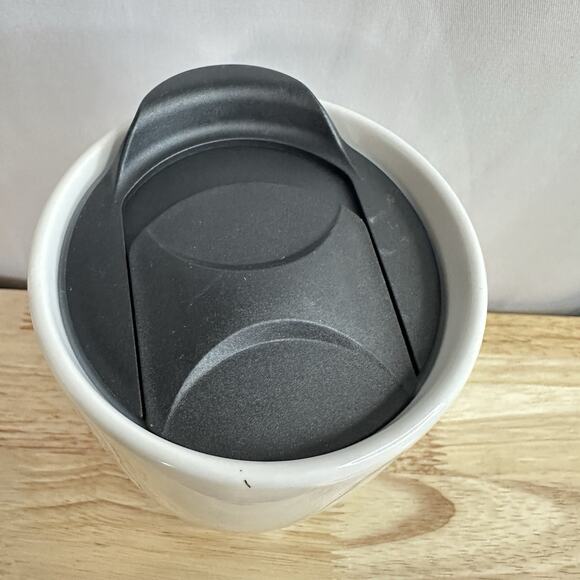 Peanuts Snoopy Travel Tumbler w/Lid 12oz Christmas Ceramic Modern Gourmet 2019 - Picture 11 of 13